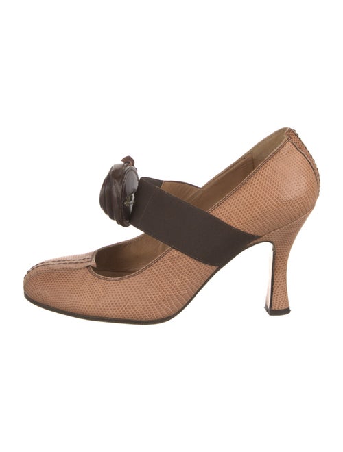 Marni Karung Colorblock Pattern Pumps