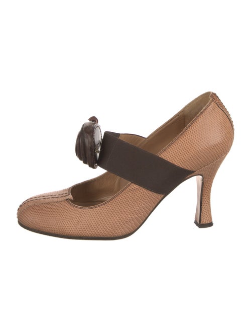 Marni Karung Colorblock Pattern Pumps