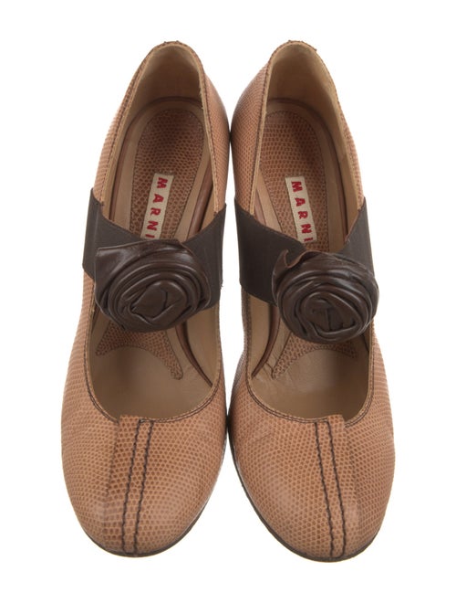 Marni Karung Colorblock Pattern Pumps