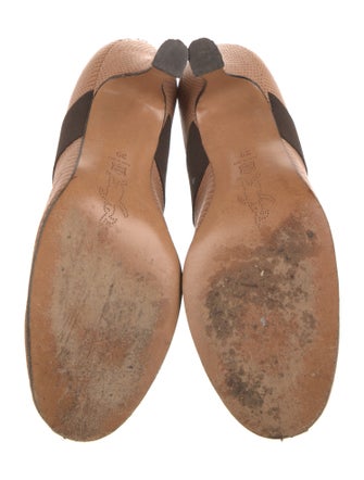 Marni Karung Colorblock Pattern Pumps