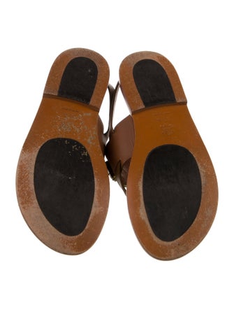 Marni Leather Slingback Sandals