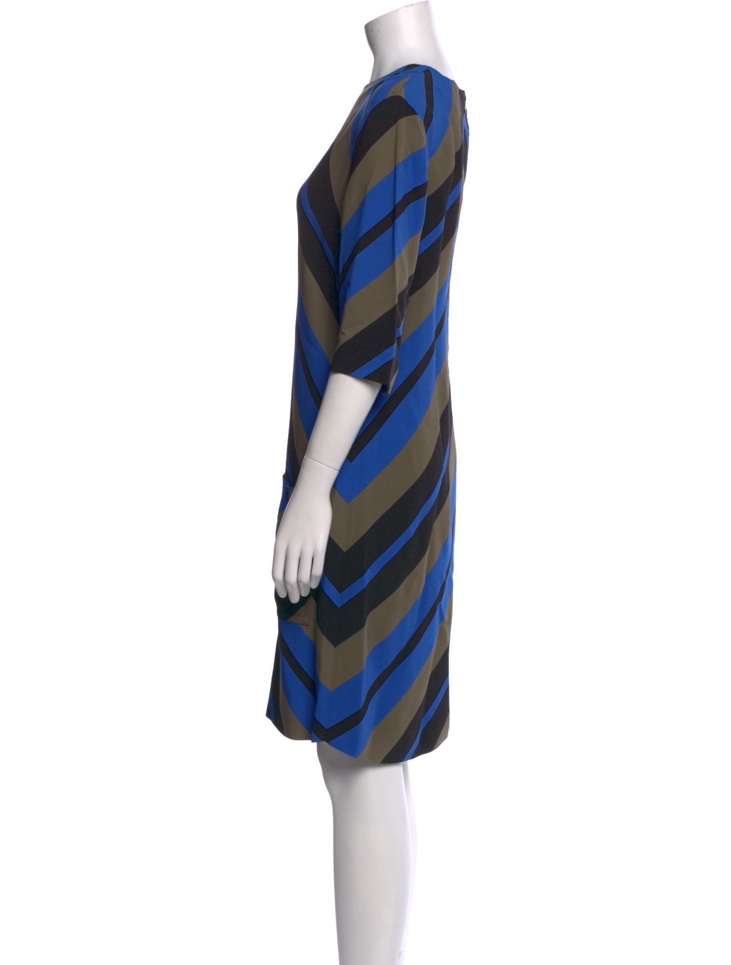 Marni Striped Knee-Length Dress