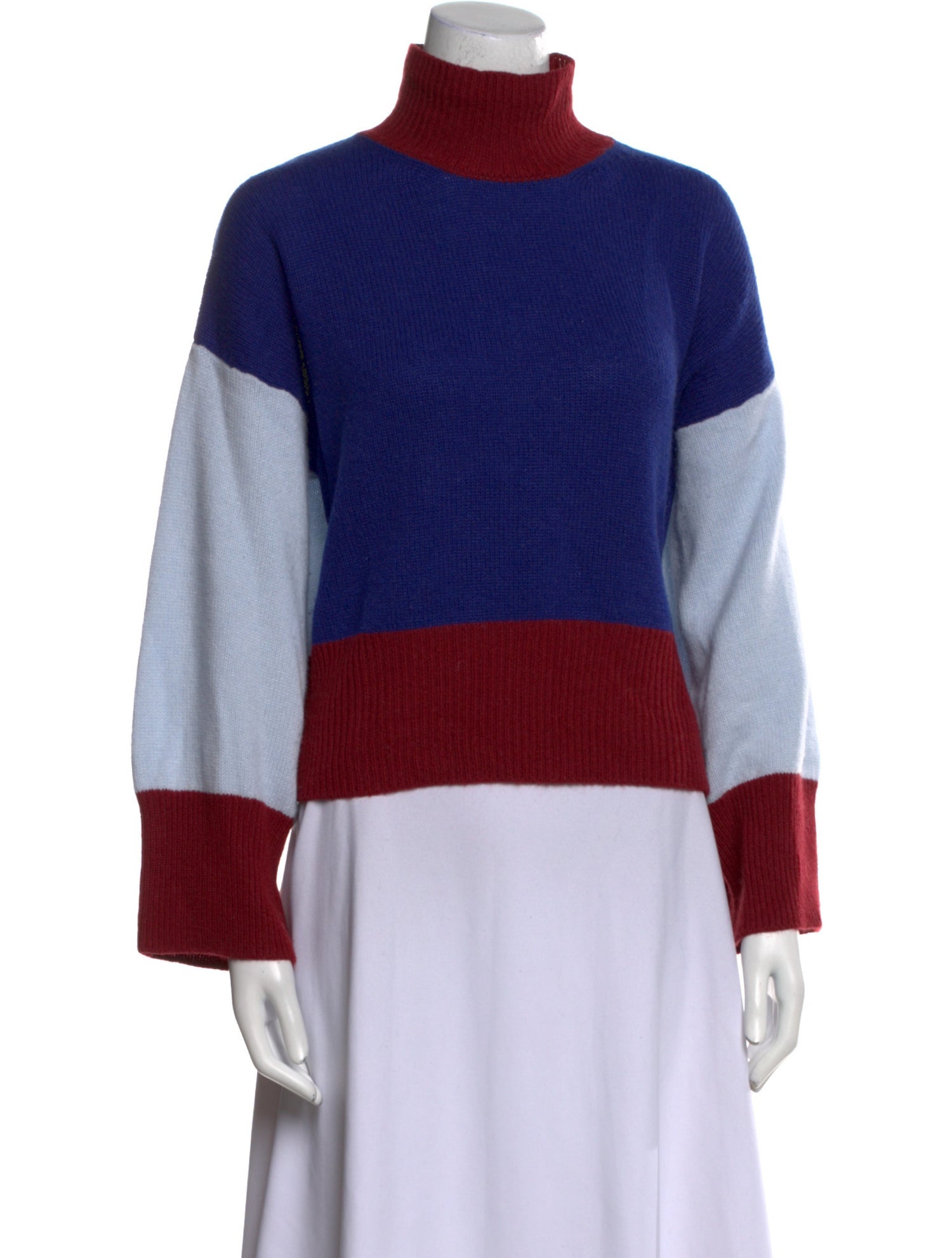 Marni Cashmere Colorblock Pattern Sweater