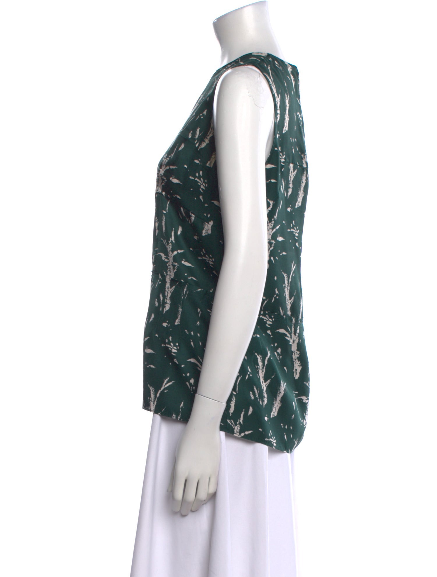 Marni Silk Floral Print Blouse