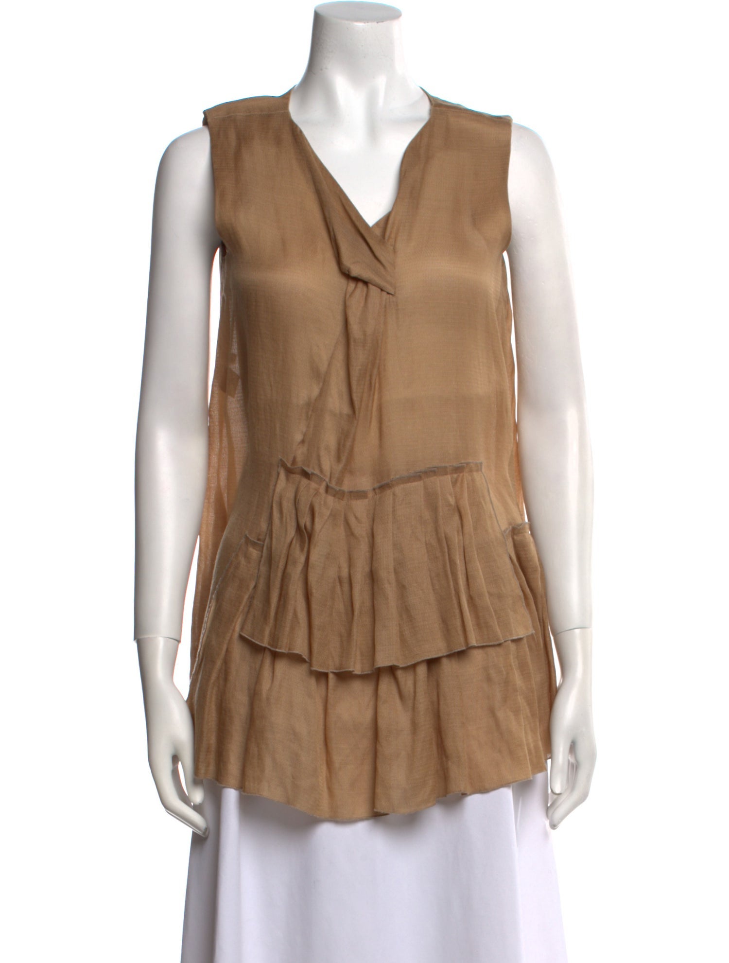 Marni Silk V-Neck Tunic