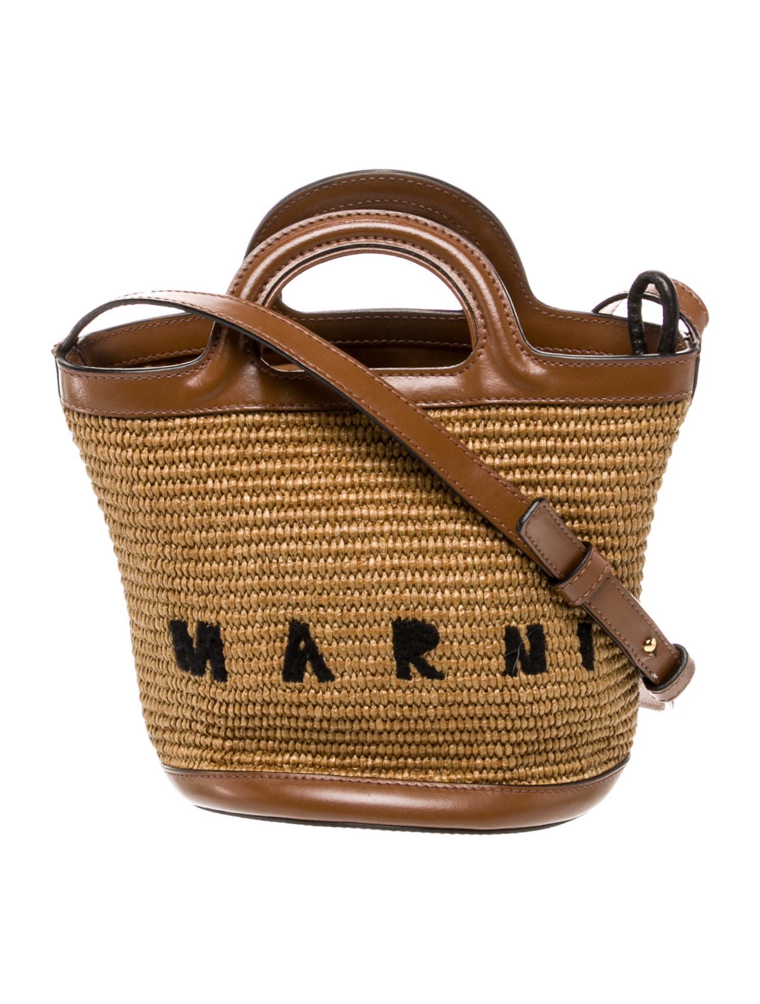 Marni Straw Bucket Bag