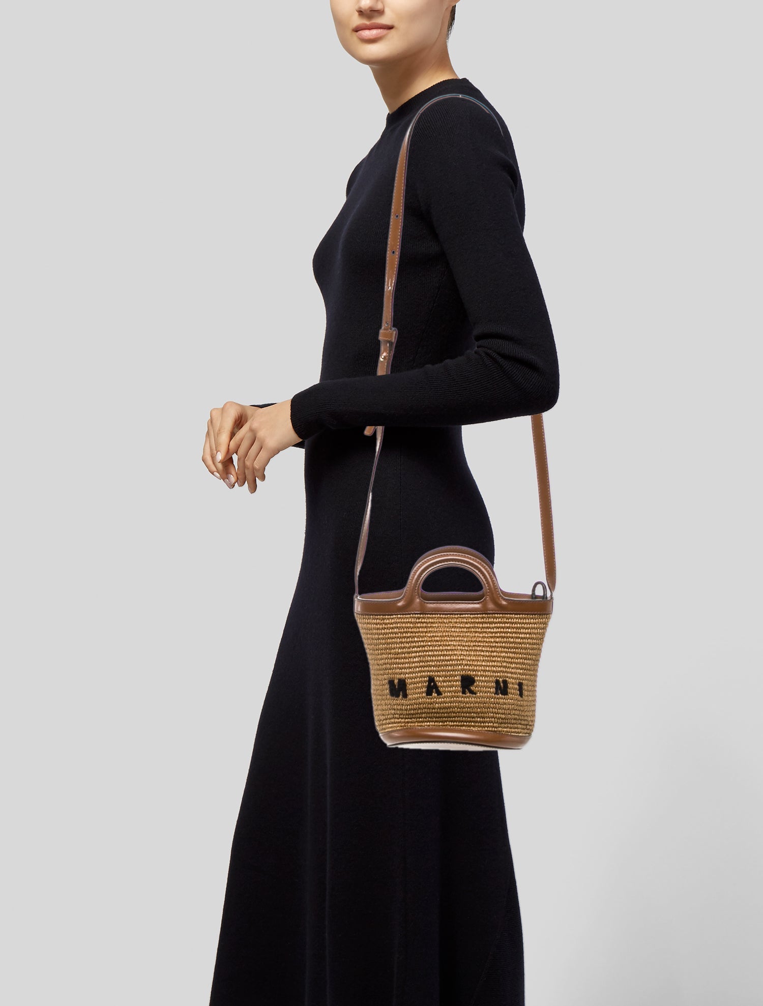 Marni Straw Bucket Bag