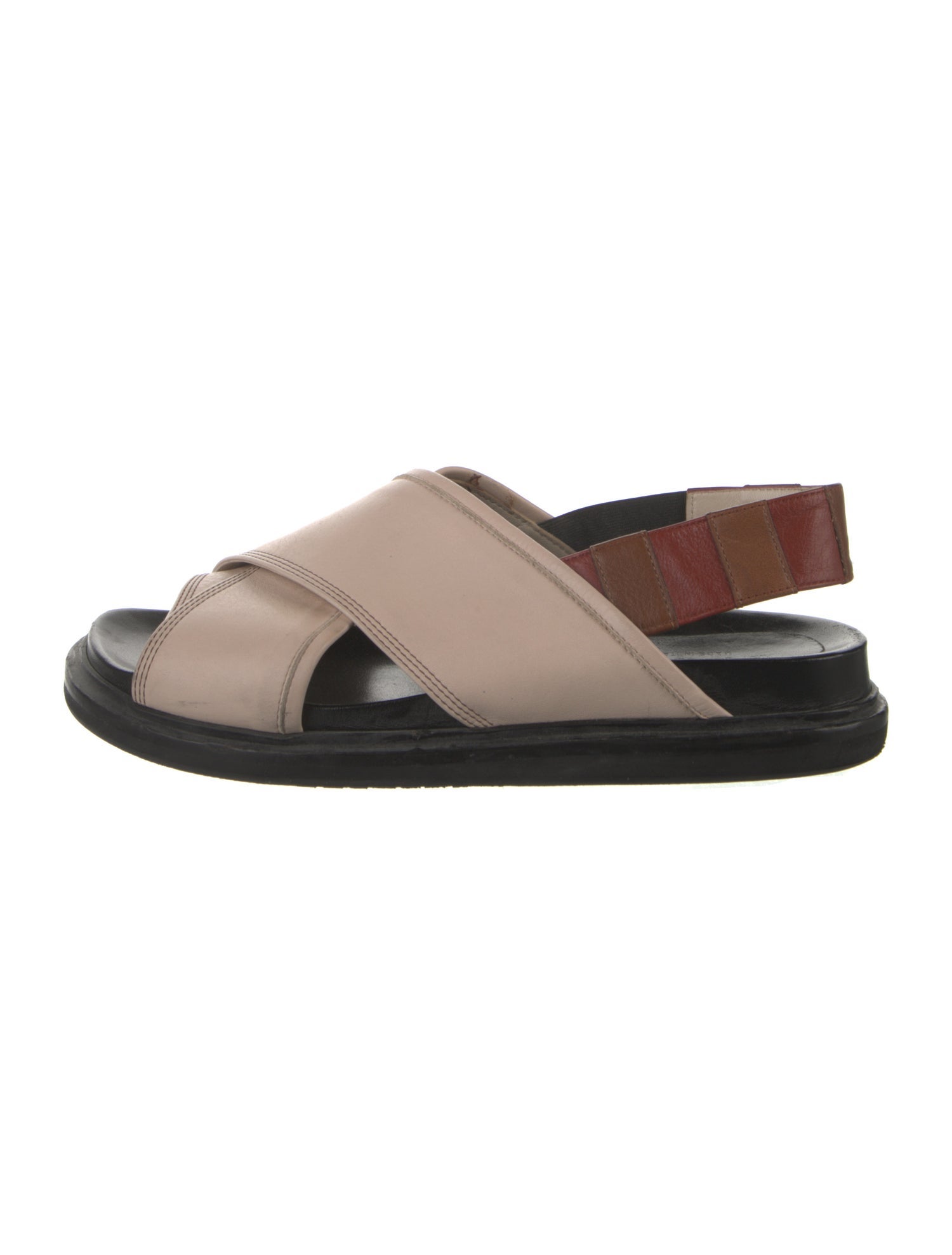 Marni Leather Slingback Sandals