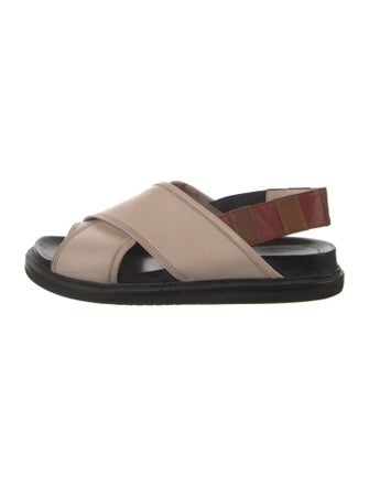 Marni Leather Slingback Sandals