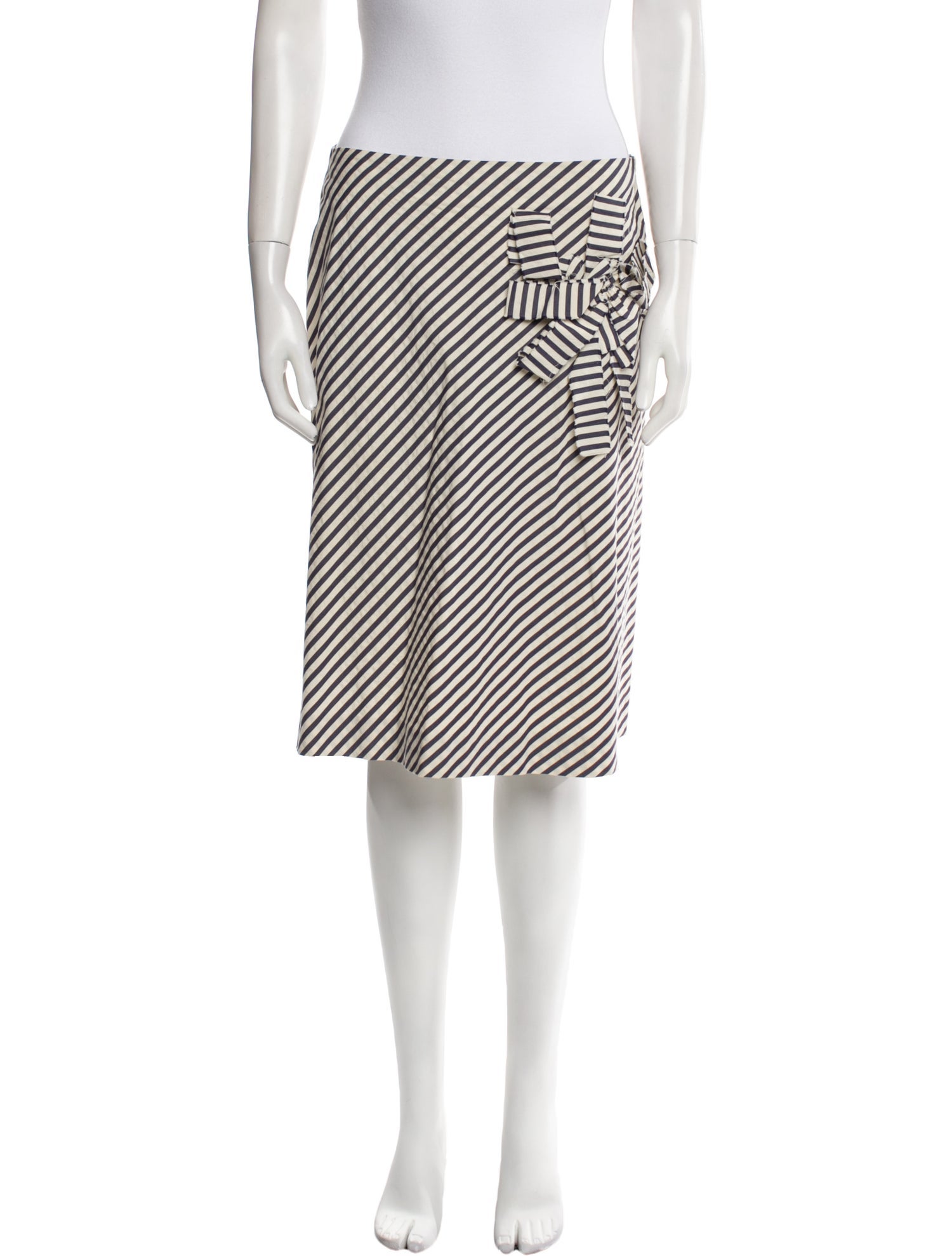 Marni Striped Knee-Length Skirt