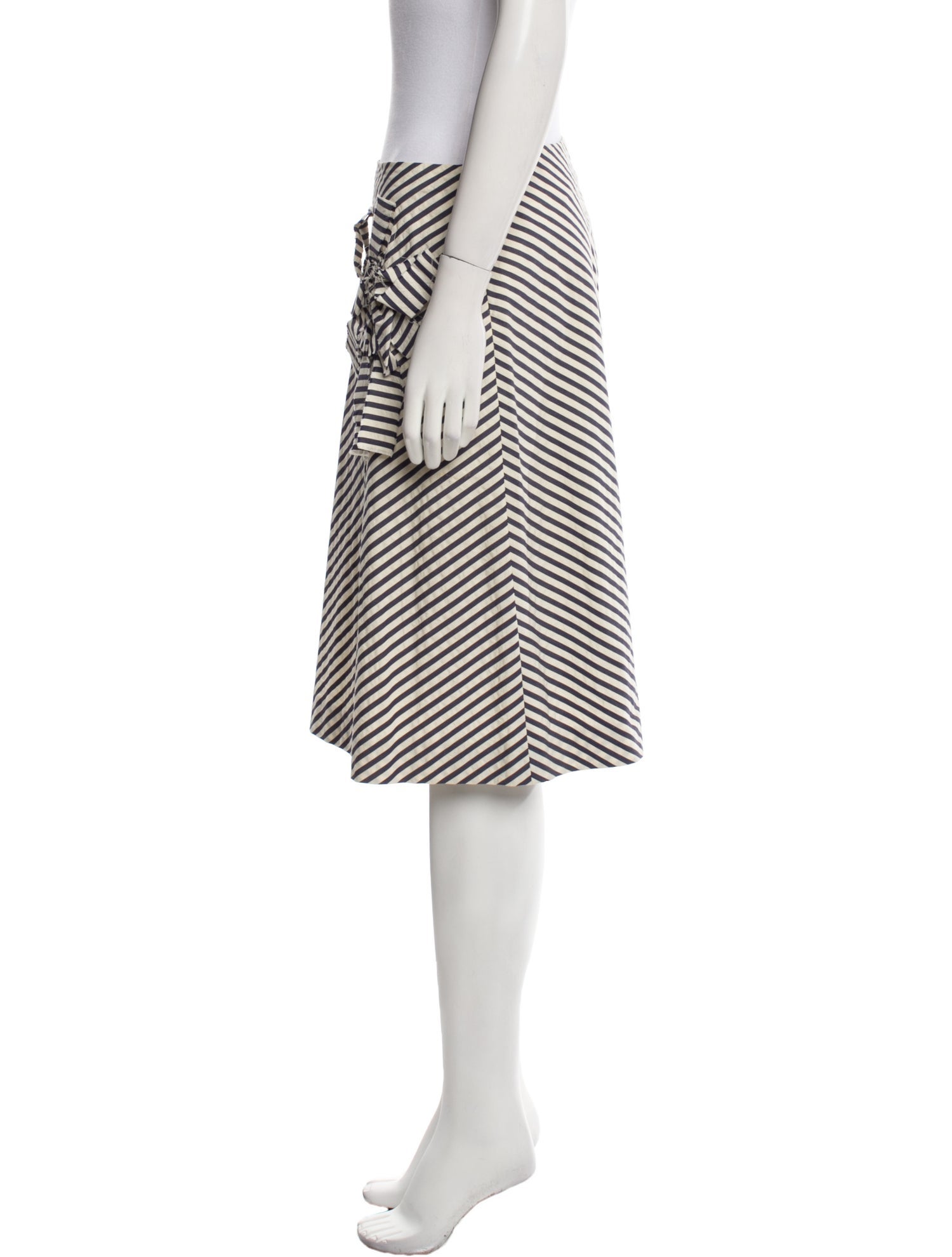 Marni Striped Knee-Length Skirt