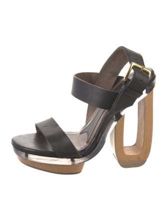 Marni Leather Slingback Sandals