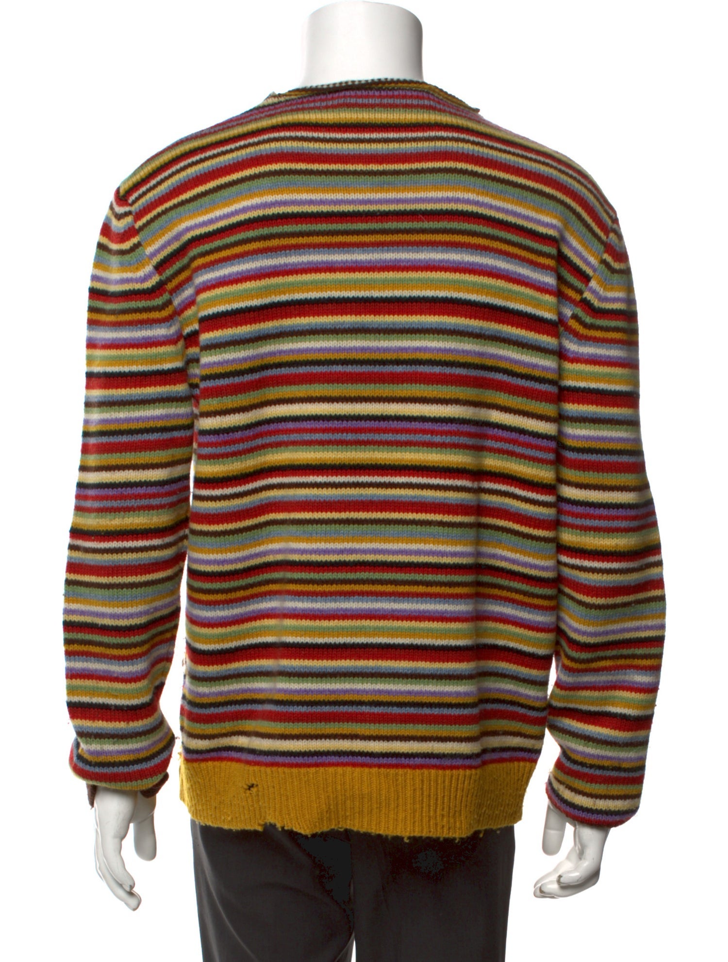Marni Virgin Wool Striped Pullover