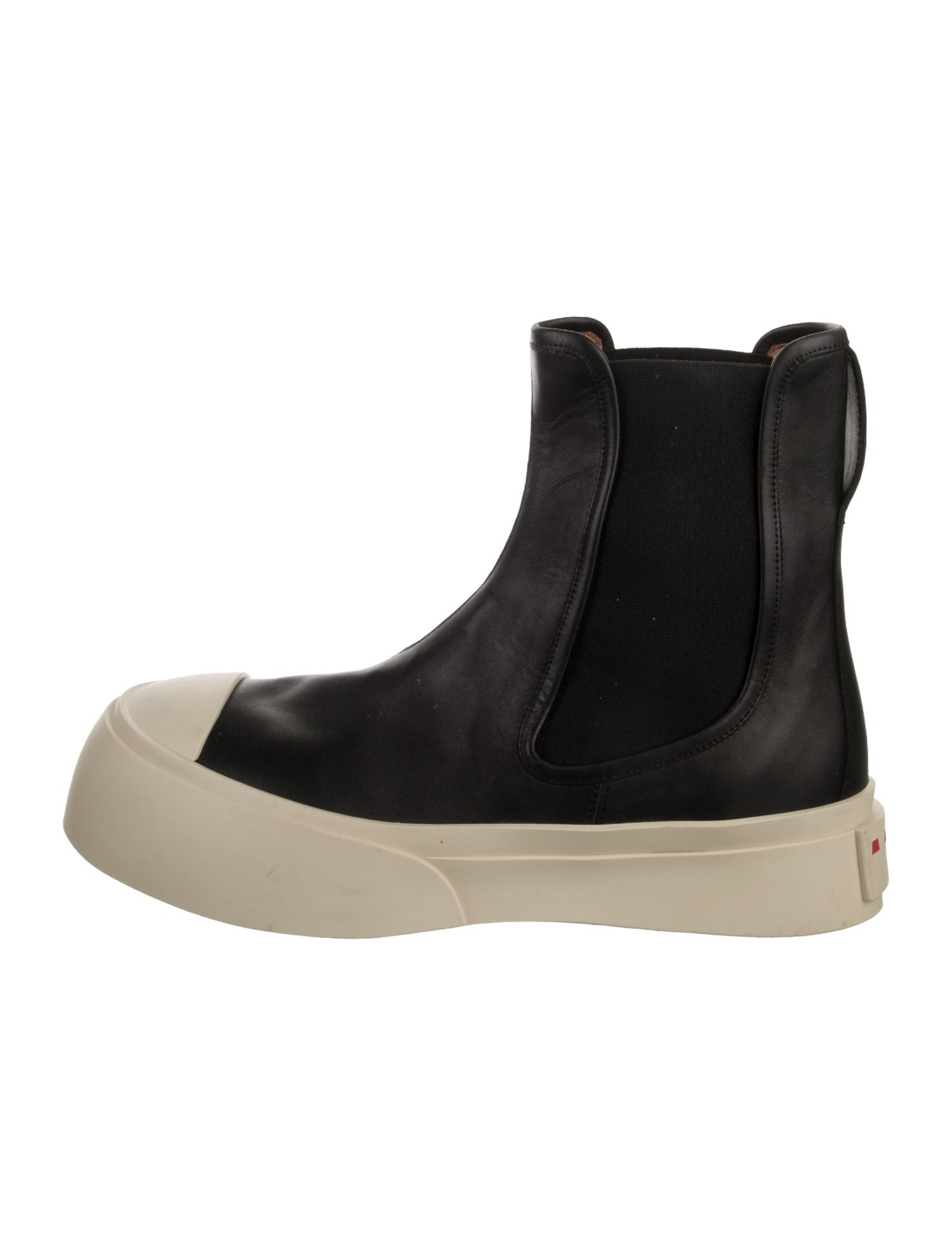 Marni Leather Chelsea Boots