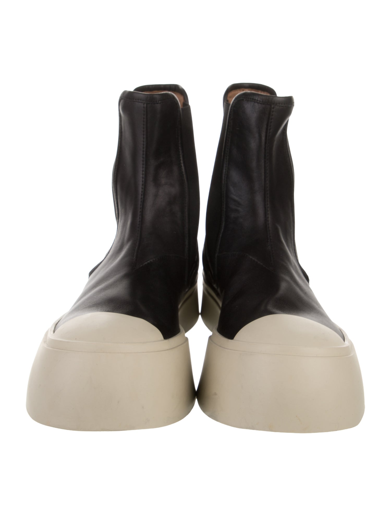 Marni Leather Chelsea Boots