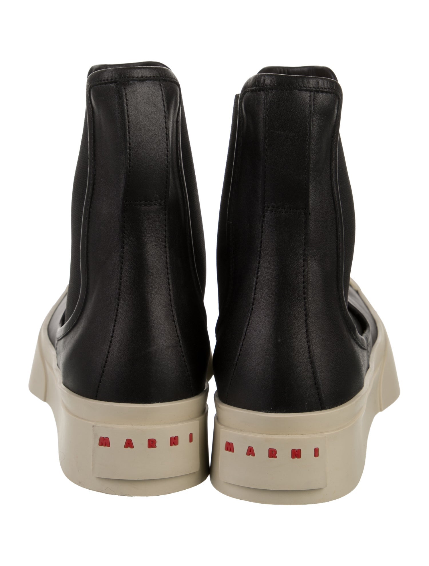 Marni Leather Chelsea Boots