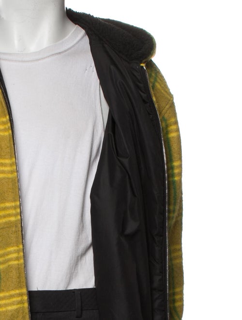 Marni Plaid Print Puffer Coat