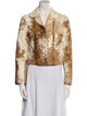 Marni Calf Hair Printed Fur Jacket