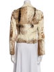Marni Calf Hair Printed Fur Jacket