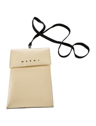 Marni Leather Printed Pouch