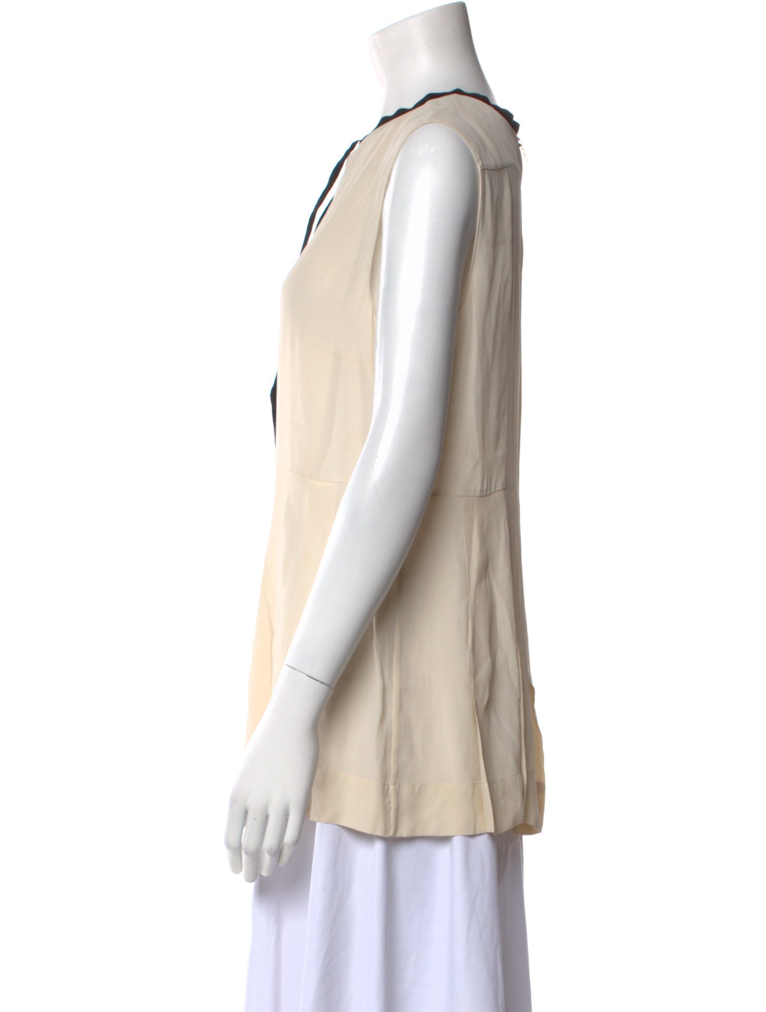 Marni Crew Neck Sleeveless Blouse