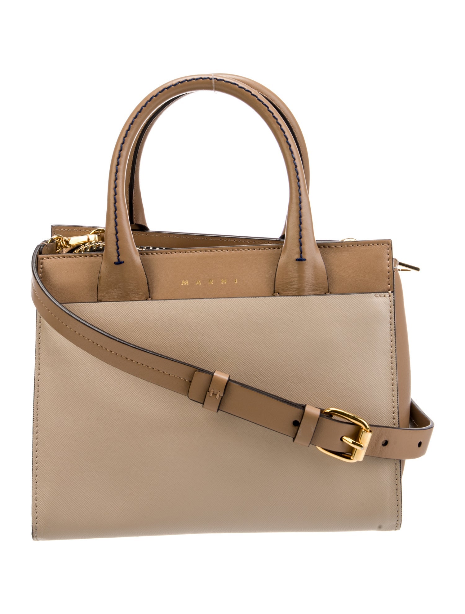 Marni Leather Top Handle Bag