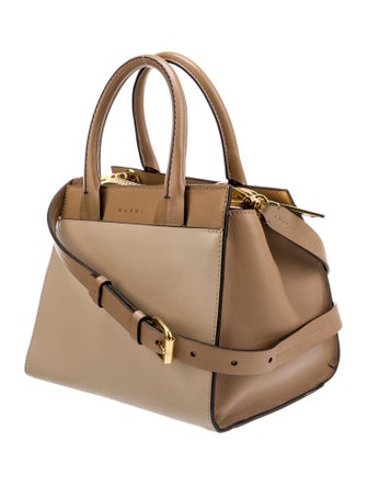 Marni Leather Top Handle Bag
