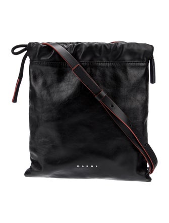 Marni Leather Messenger Bag