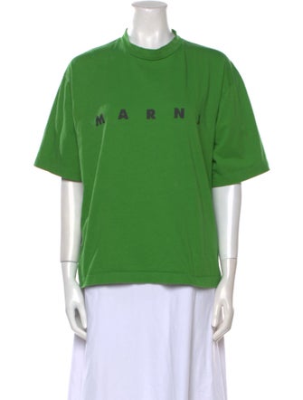 Marni Graphic Print Crew Neck T-Shirt