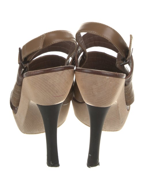 Marni Leather Slingback Sandals