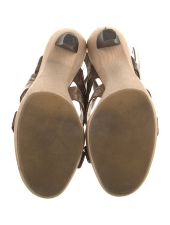 Marni Leather Slingback Sandals