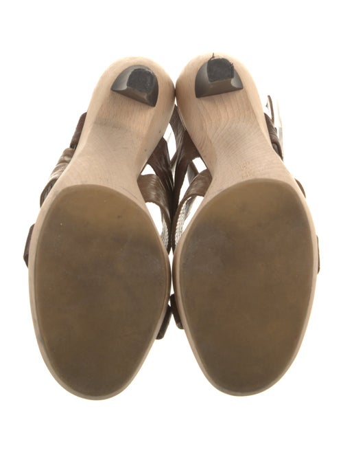 Marni Leather Slingback Sandals