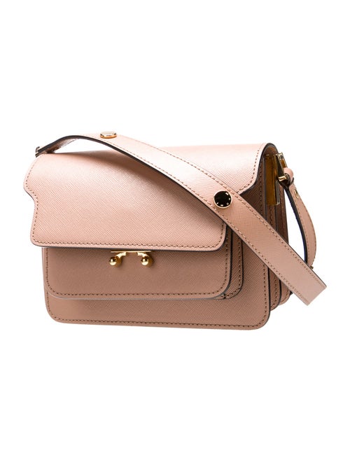 Marni Saffiano Leather Shoulder Bag