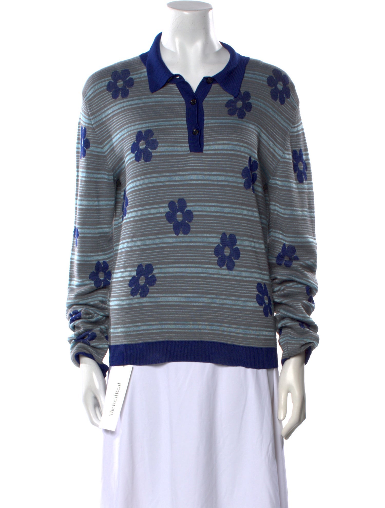 Marni Printed V-Neck Sweater