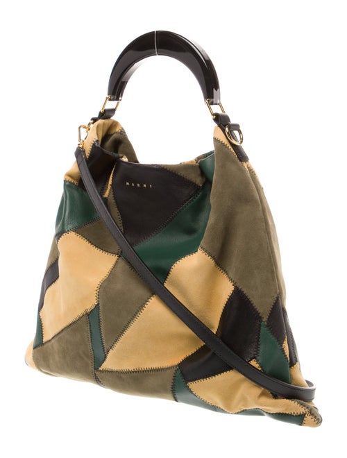 Marni Suede Top Handle Bag