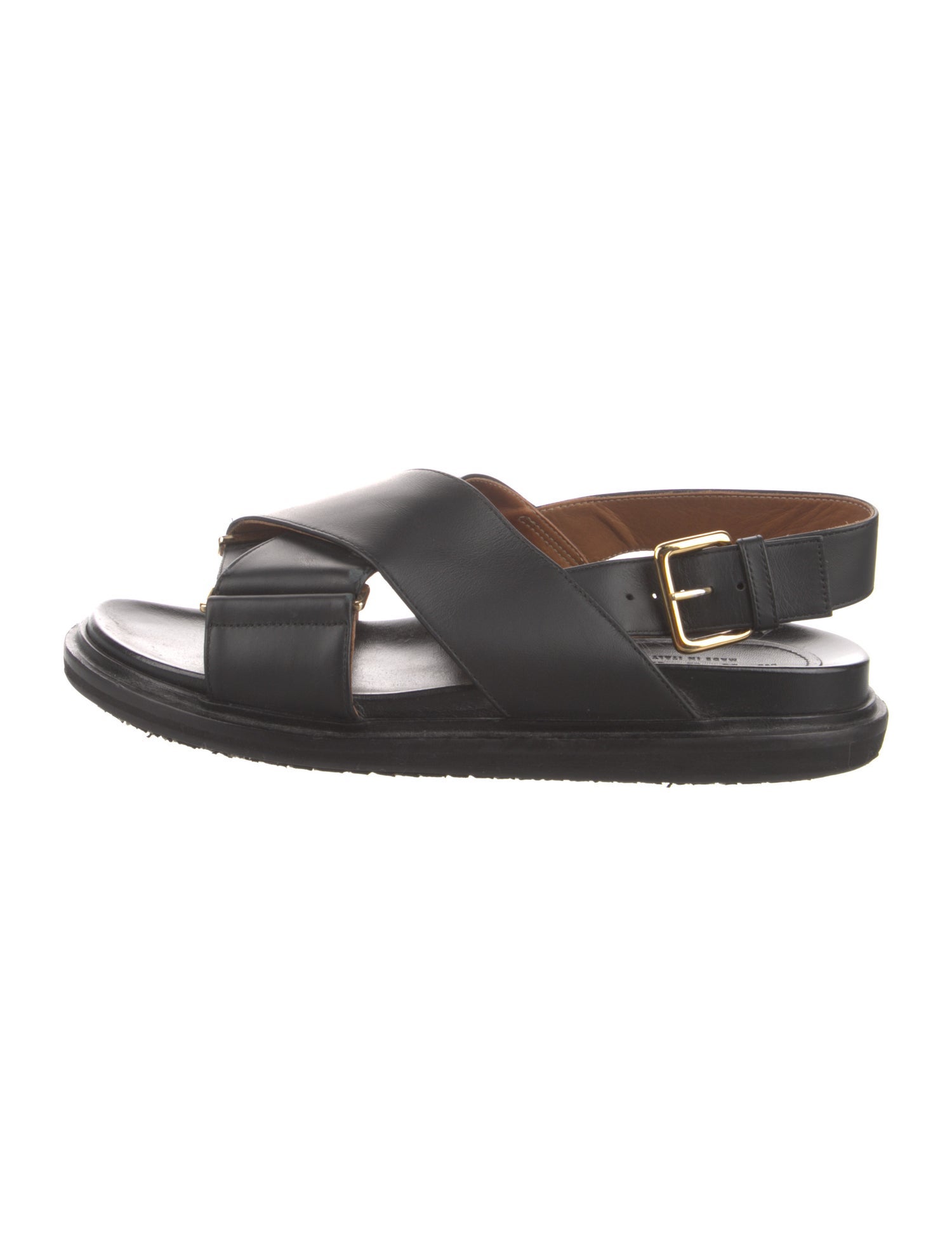 Marni Leather Slingback Sandals