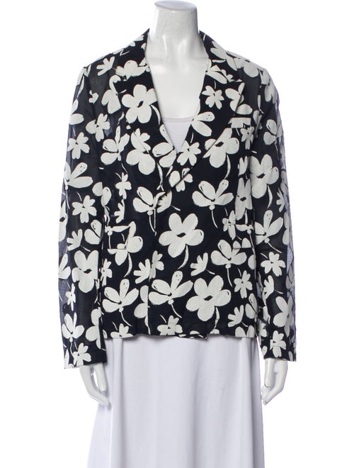 Marni Floral Print Blazer