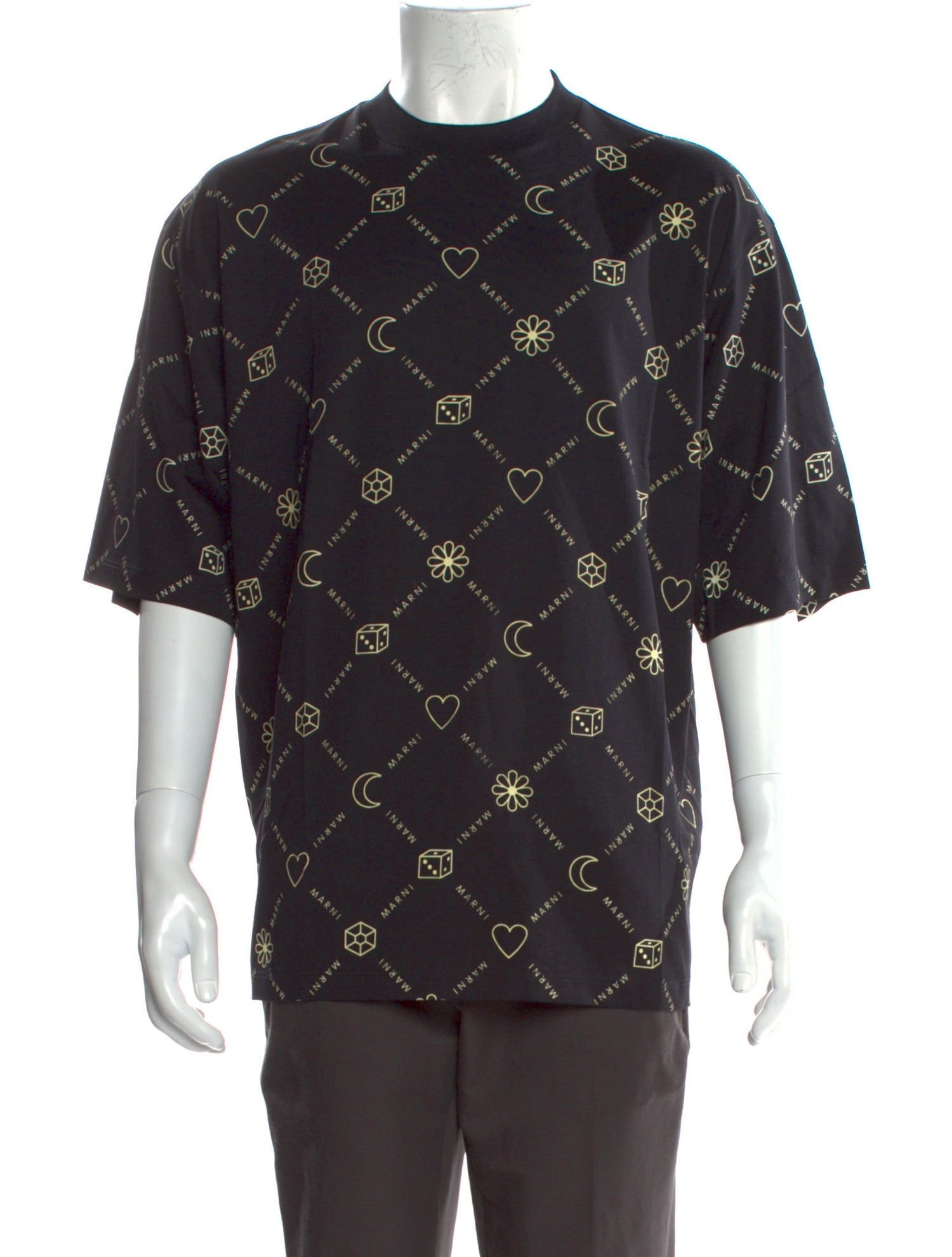 Marni Printed Crew Neck T-Shirt
