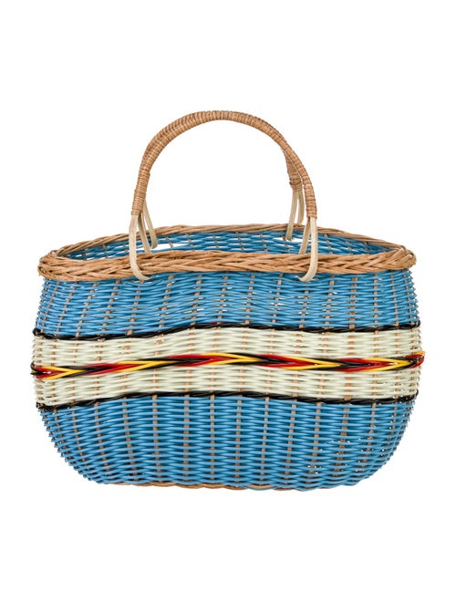 Marni Wicker Top Handle Bag