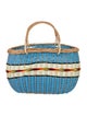 Marni Wicker Top Handle Bag