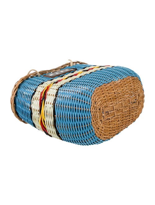 Marni Wicker Top Handle Bag