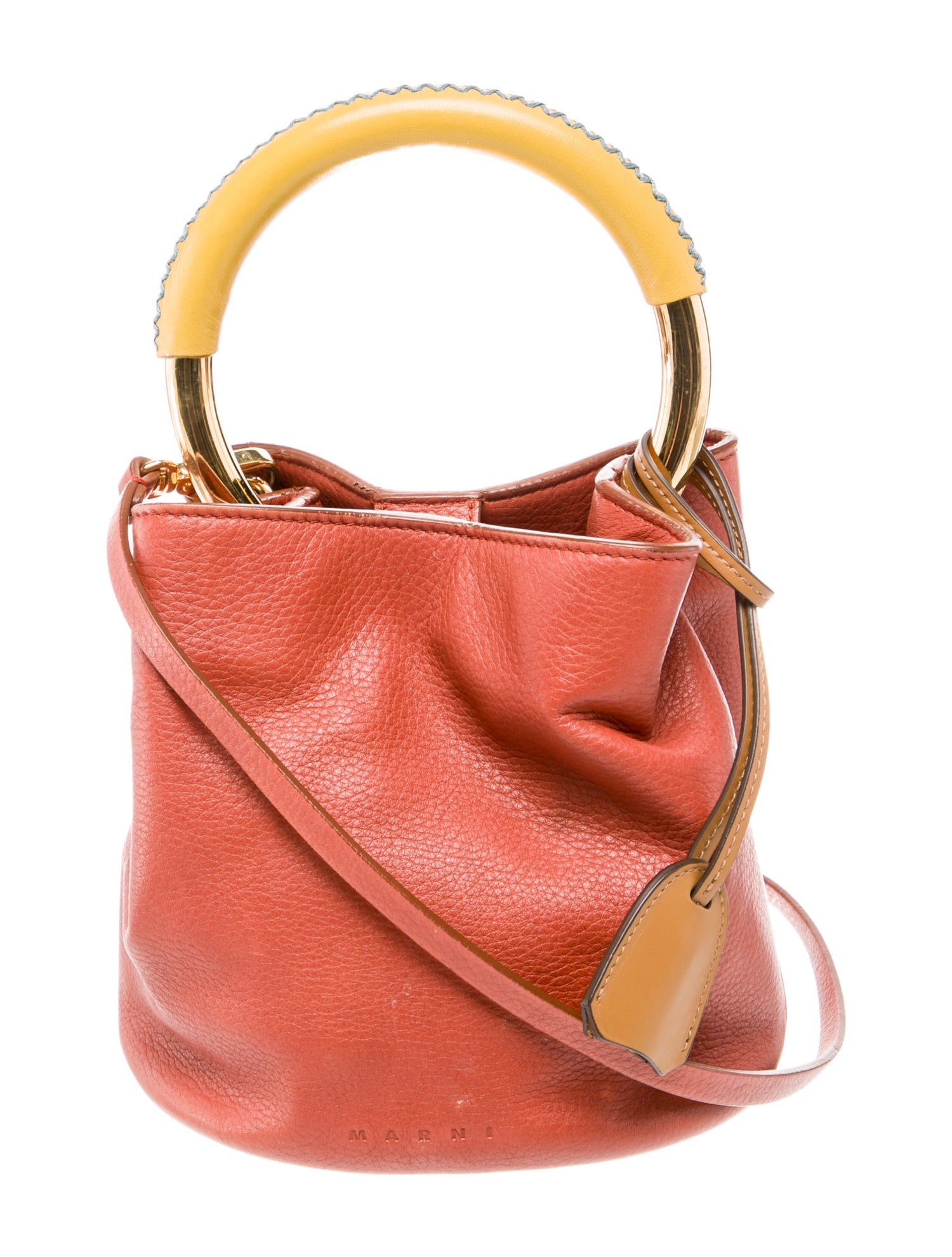 Marni Leather Bucket Bag