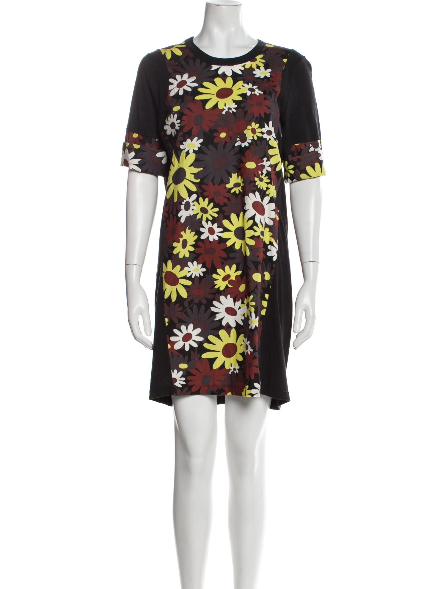 Marni Floral Print Mini Dress