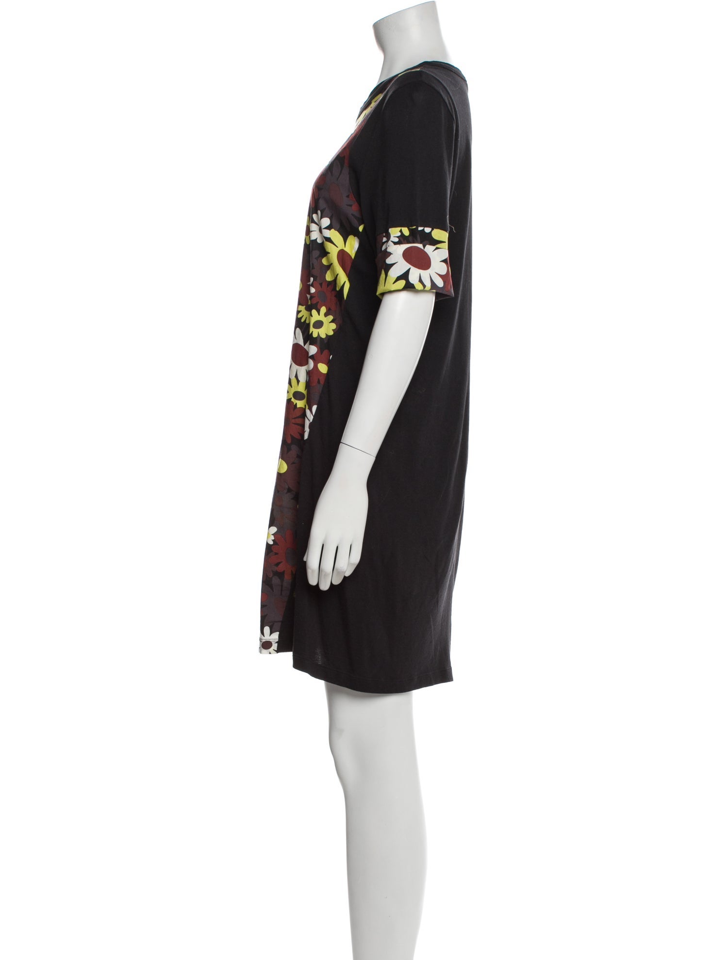 Marni Floral Print Mini Dress