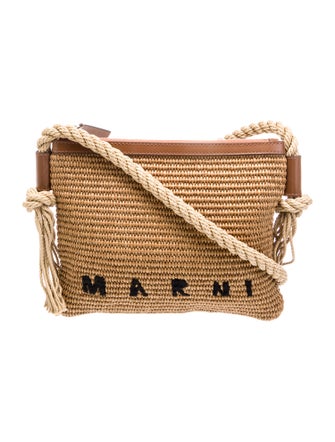 Marni Raffia Crossbody Bag