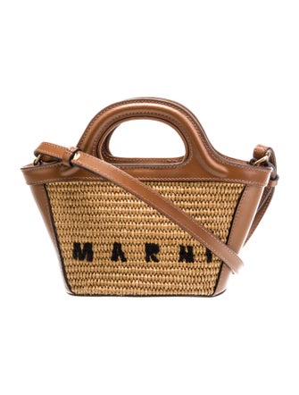 Marni Raffia Shoulder Bag