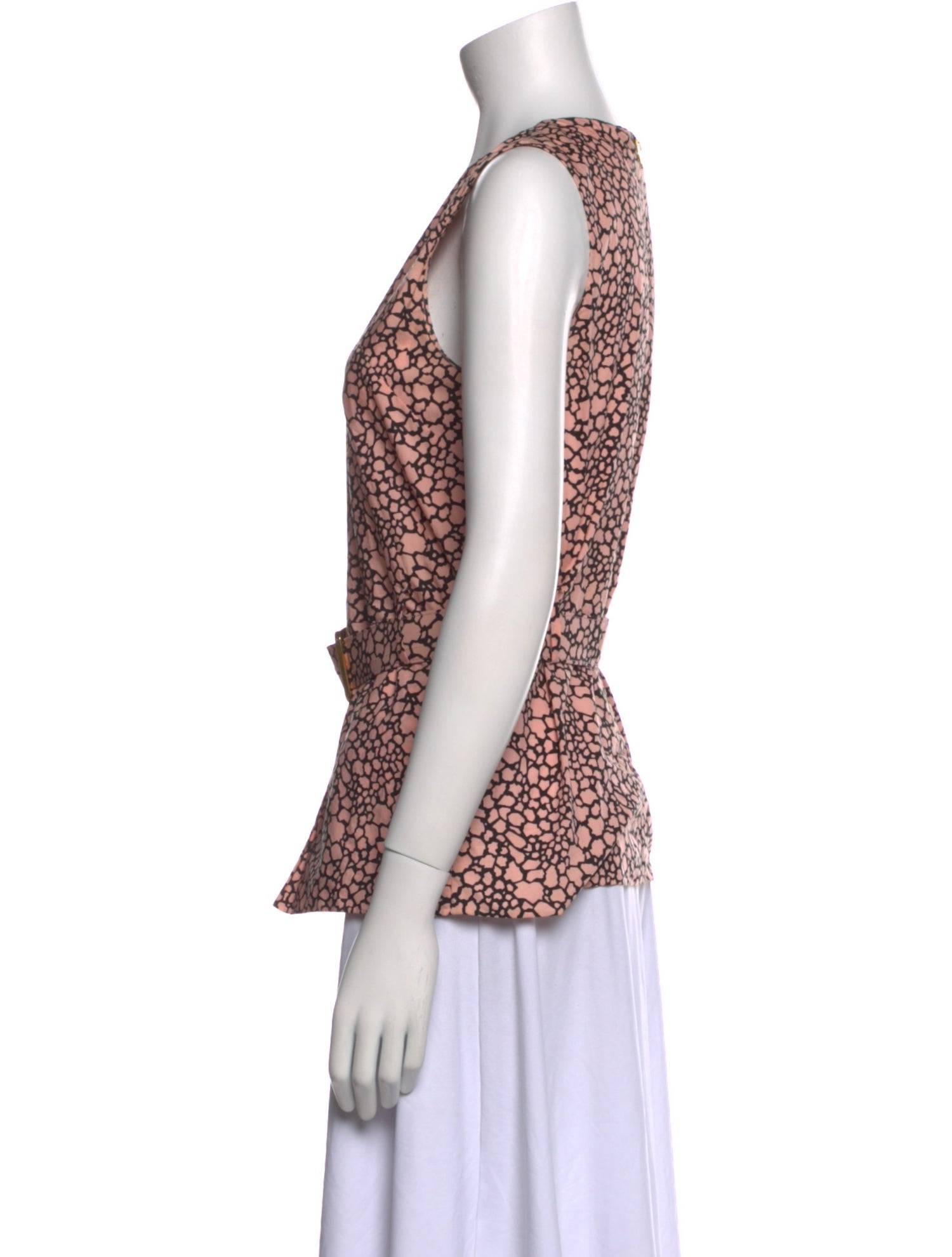 Marni Printed V-Neck Top