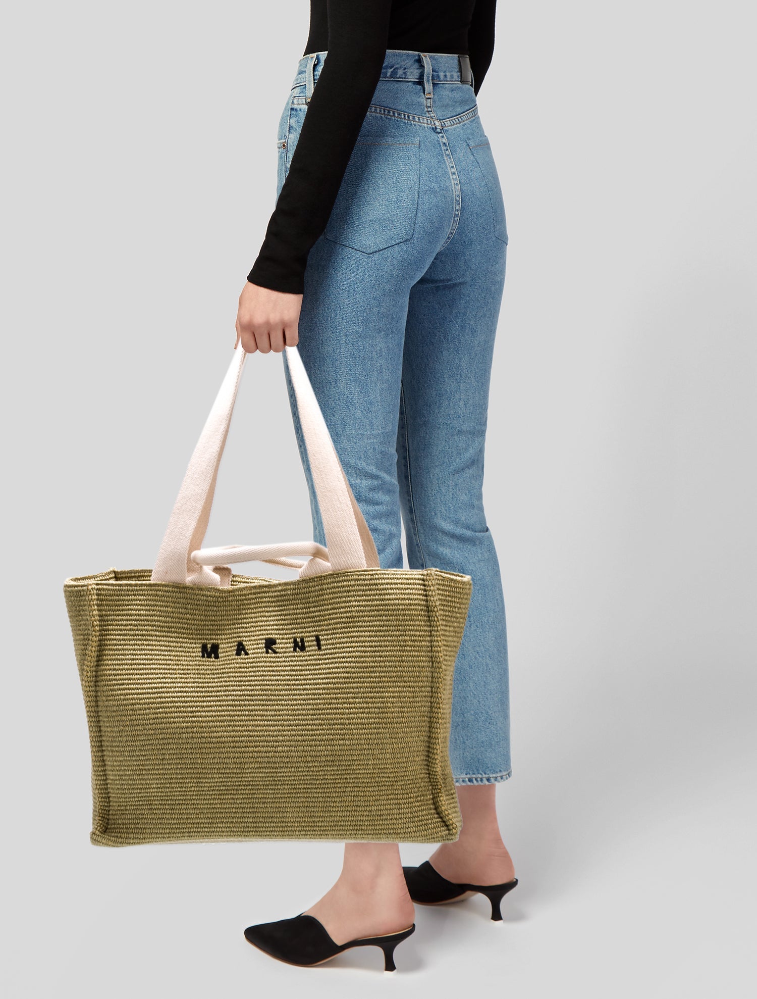 Marni Raffia Tote