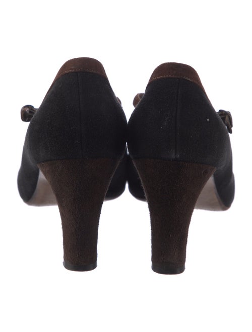 Marni Suede Leather Trim Embellishment Pumps