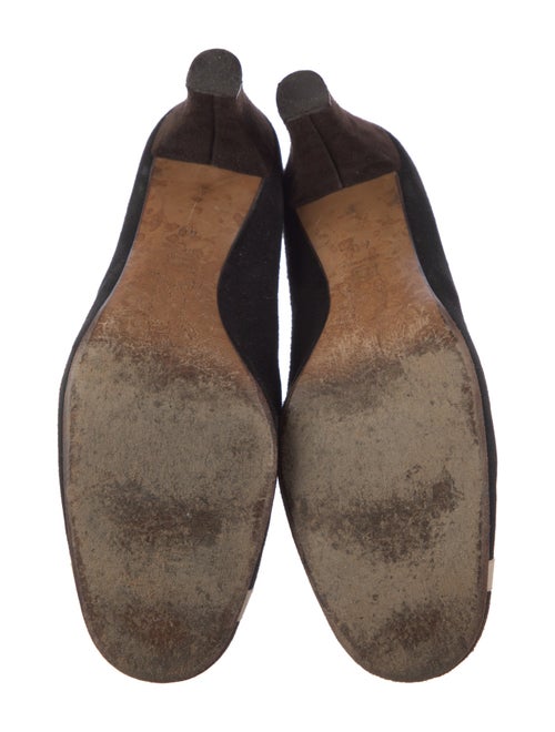 Marni Suede Leather Trim Embellishment Pumps